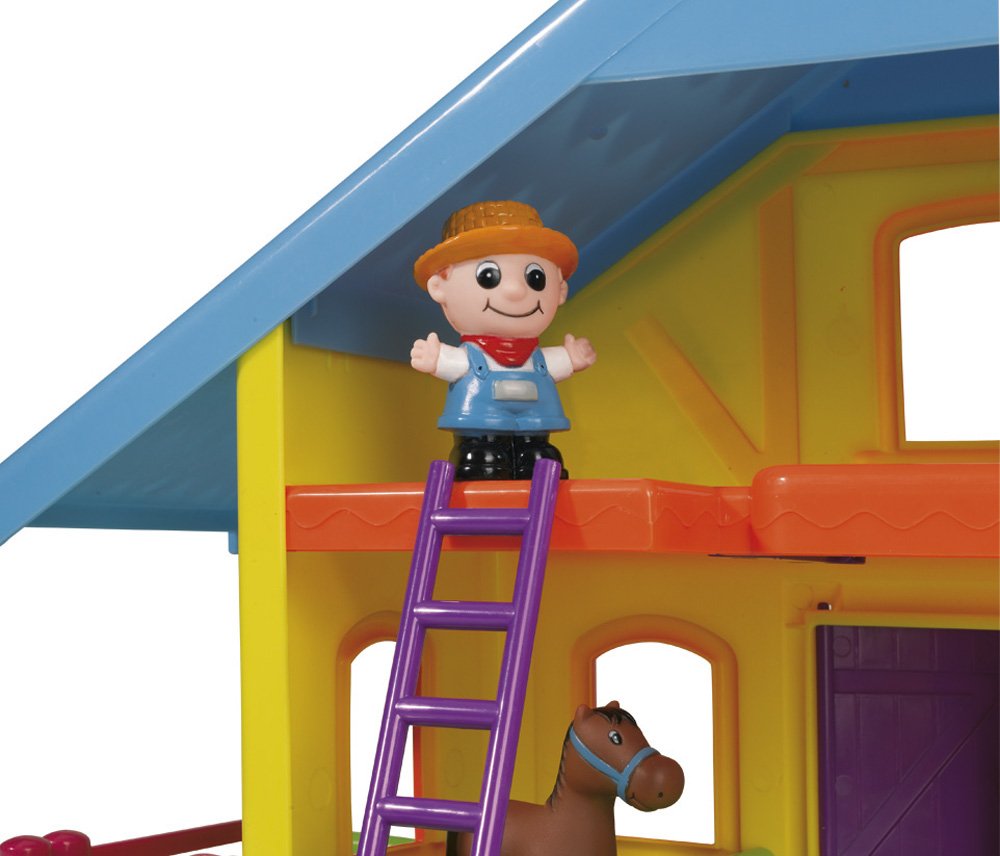 Simba 104019608 - ABC Bauernhof Spielset, inclusiv Zubehör, 45 cm