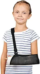 Tipoia Bilateral Braço Ombro Infantil Imobilizadora Dor Pós Operatório Confortável Leve Respirável (Único)