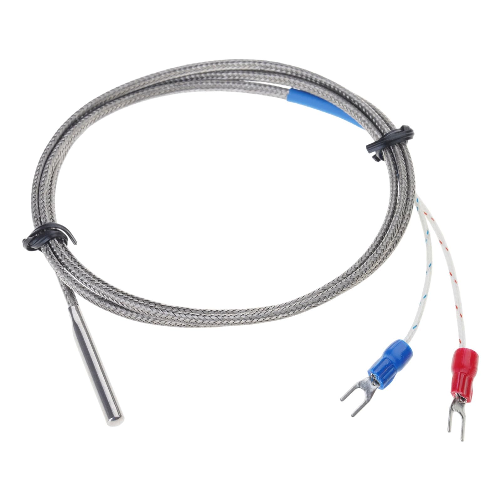 30x4mm Thermocouple Probe 0-400℃ Measurement K-Type Thermocouple Stainless Temperature Sensors Precisions Wire