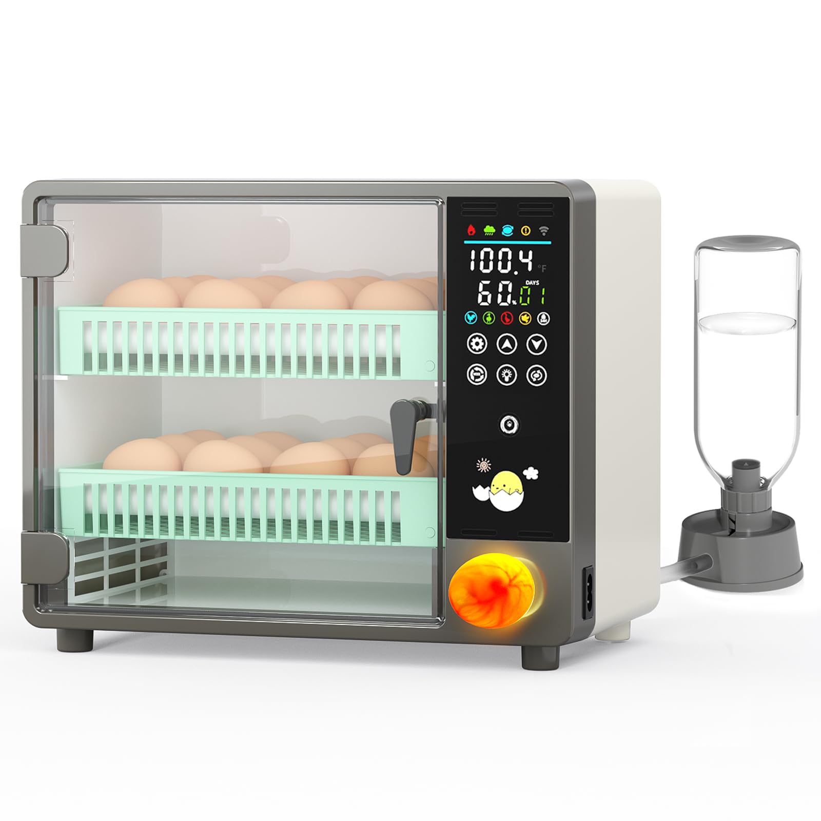 Photo 1 of Chalixion Egg Incubator for Hatching 24 Chicken Eggs |84 Quail Eggs