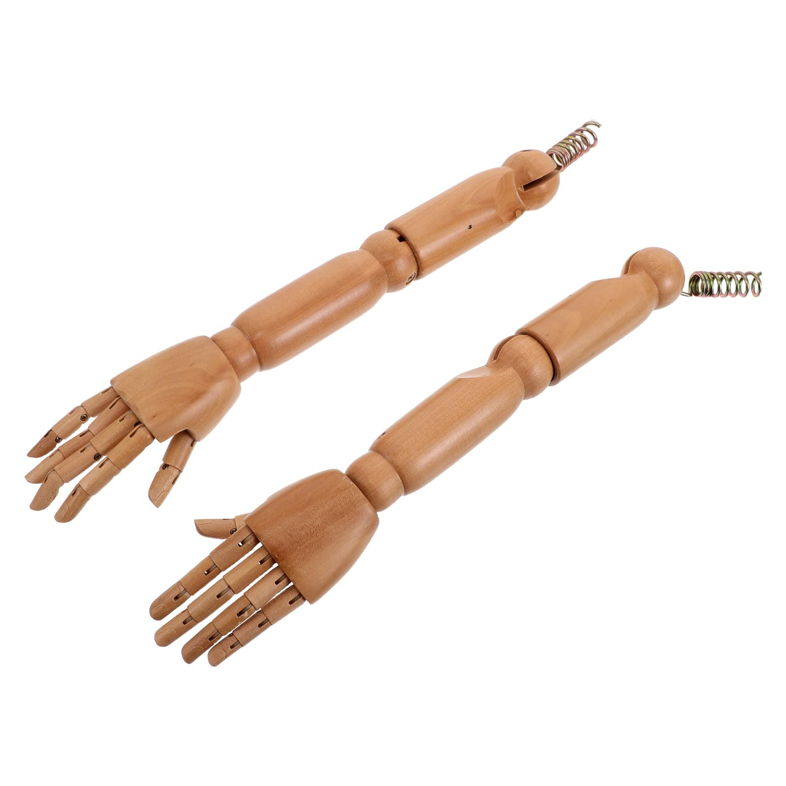 Artibetter Bras Articulé en Bois Massif et Main Flexible pour Mannequin Garçon et Filles, Articulations Mobiles, pour Affichage de Vêtements et Remplacement Facile en Boutique