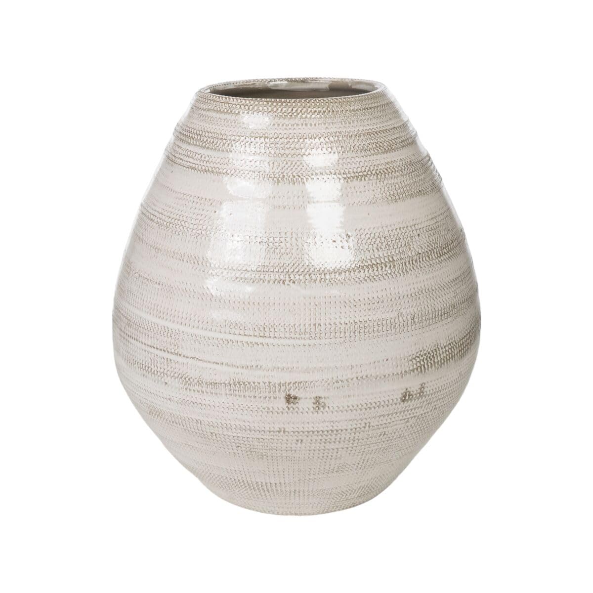 Romimex Vase Beige Terracotta 23 x 25 x 23 cm