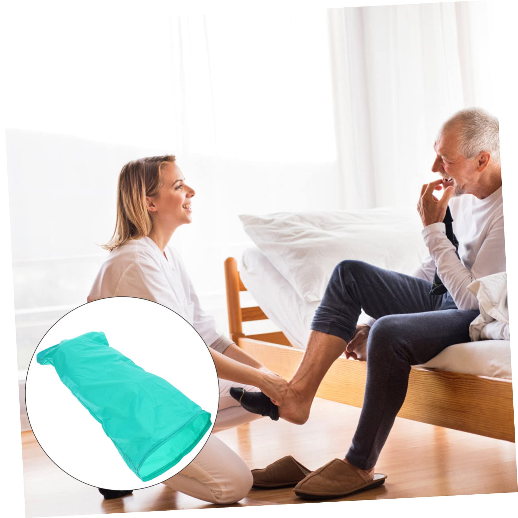 Beaupretty Pcs Sock Aid and Off Wide Sock Assistance Device for Elderly Disabled Pregnant Leg