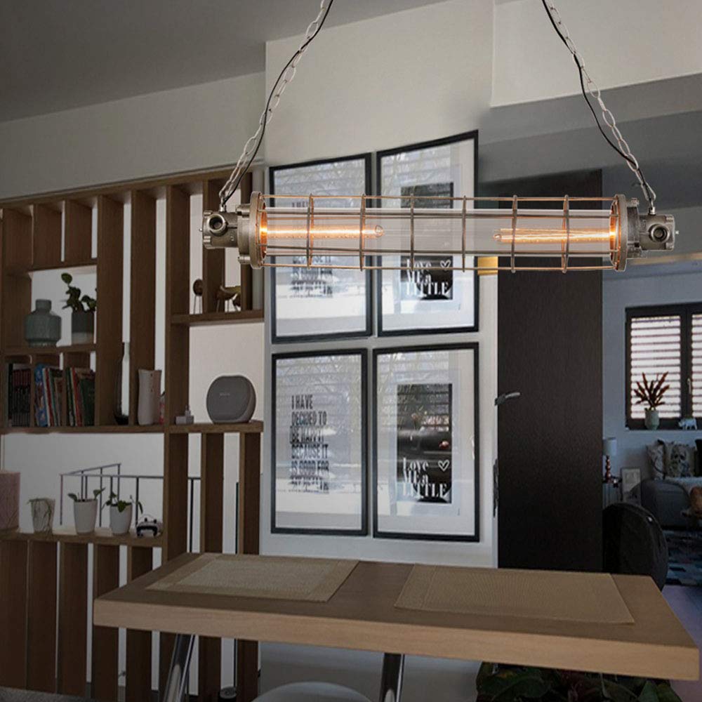 Żyrandol w stylu retro Materiał metalowy Latarnia Shade Nowoczesna przemysłowa lampa wisząca Nadaje się do salonu Retro Jadalnia do nauki Comfortable anniversary