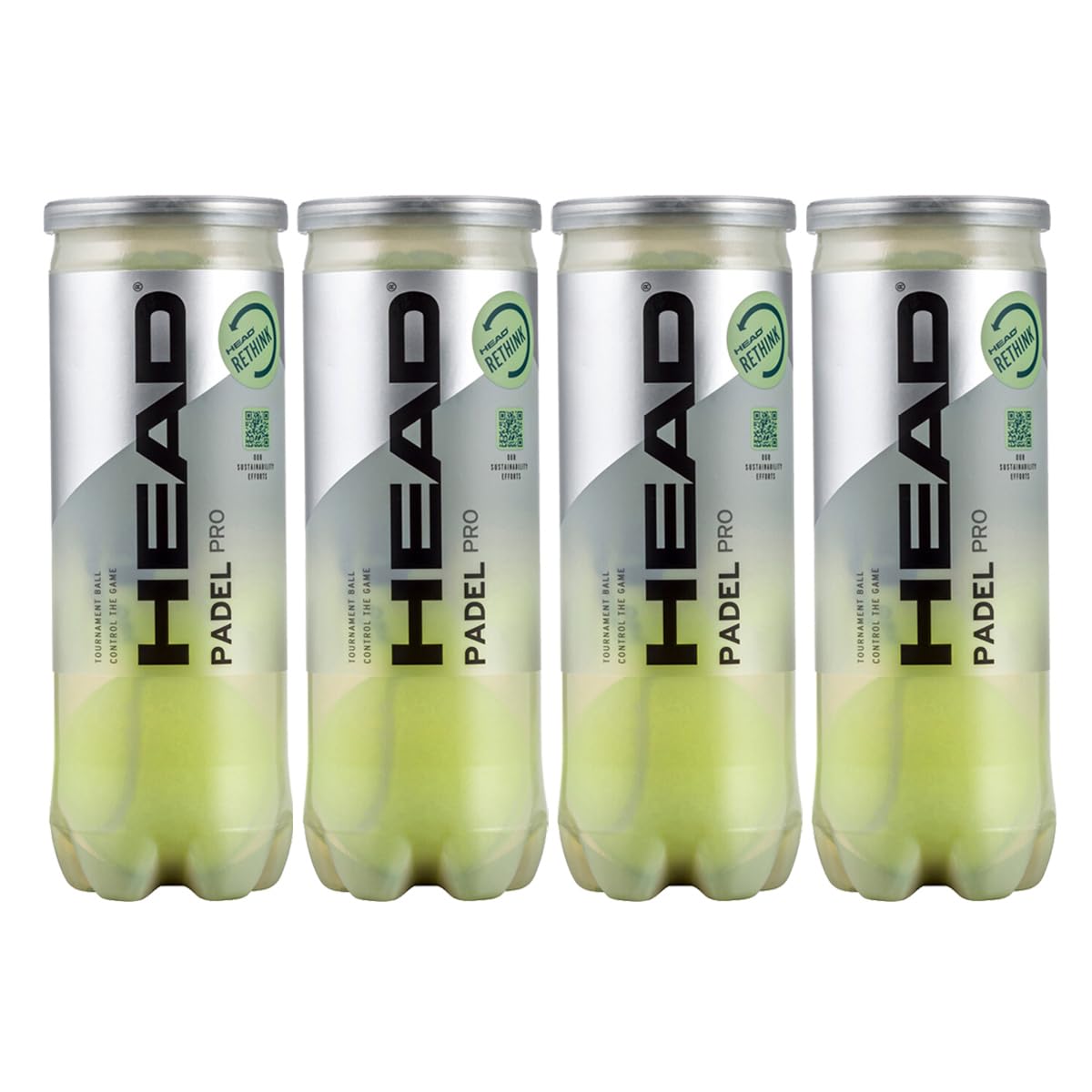 HEAD Padel Pro Ball Can (Pack of 12, 4 Cans) (B0D5DFV7SP) Amazon Price History, Amazon Price Tracker
