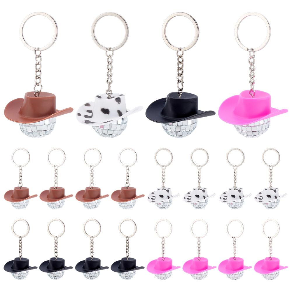 Amazon.com: PH PandaHall 20pcs Western Cowboy Hat Keychain, 4