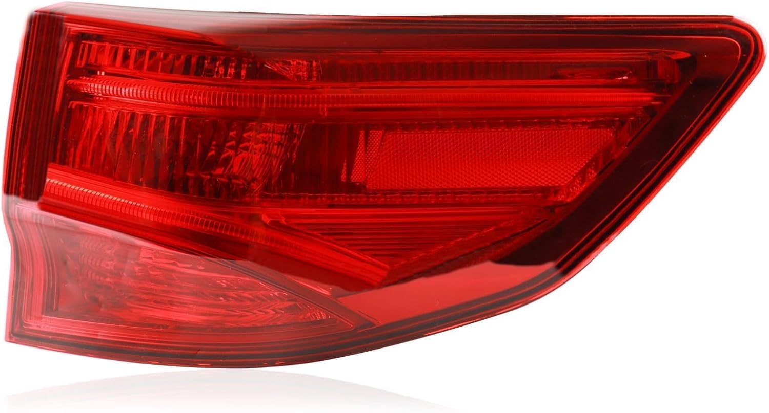 LED Tail Lights Outer Compatible with Acura MDX 2014-2020 Rear Taillight Brake Lamp Left Driver Side Replacement for 33550TZ5A02 AC2804103