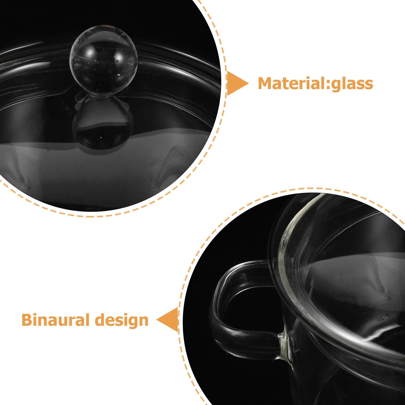 CHILDWEET Distillatore per Idrolato di Rosa in Vetro Borosilicato ad Alta Capacità con Doppia Maniglia e Isolamento Termico, Dimensioni 15x15x10,5cm, Set per Estrazione in Cucina