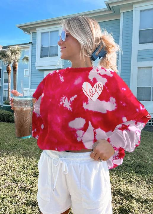 ASTANFY Valentine's Day Sweatshirt Valentines Shirt Women Be My Boo Shirt Valentines Gifts Long Sleeve Tee Tops - Image 6