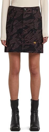 G-STAR Minifalda Cargo para Mujer, Multicolor (dk fig gd cloack island camo D273