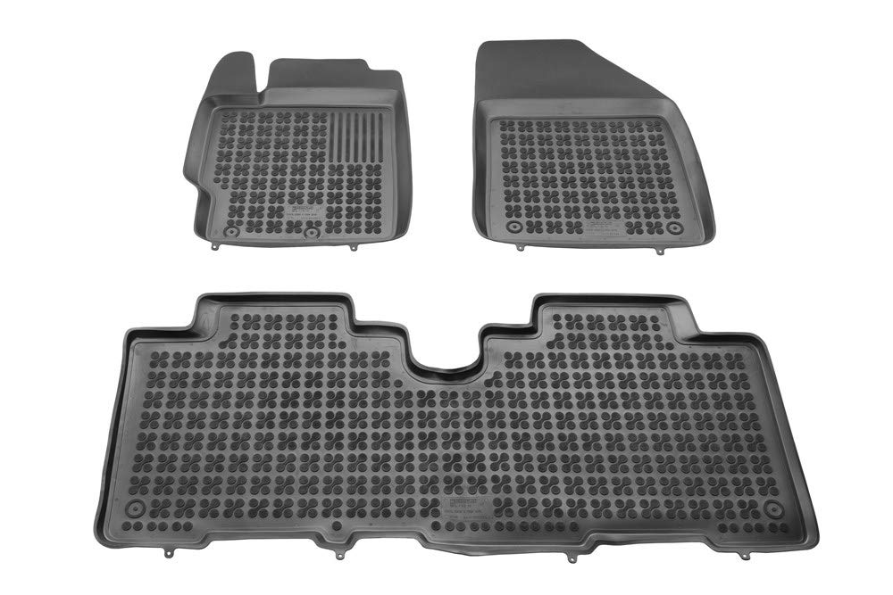 MTM Tappetini Gomma per Toyota Verso S 2010-2015 Design a Vaschetta, su Misura con Bordi Rialzati cod. 3D 5743