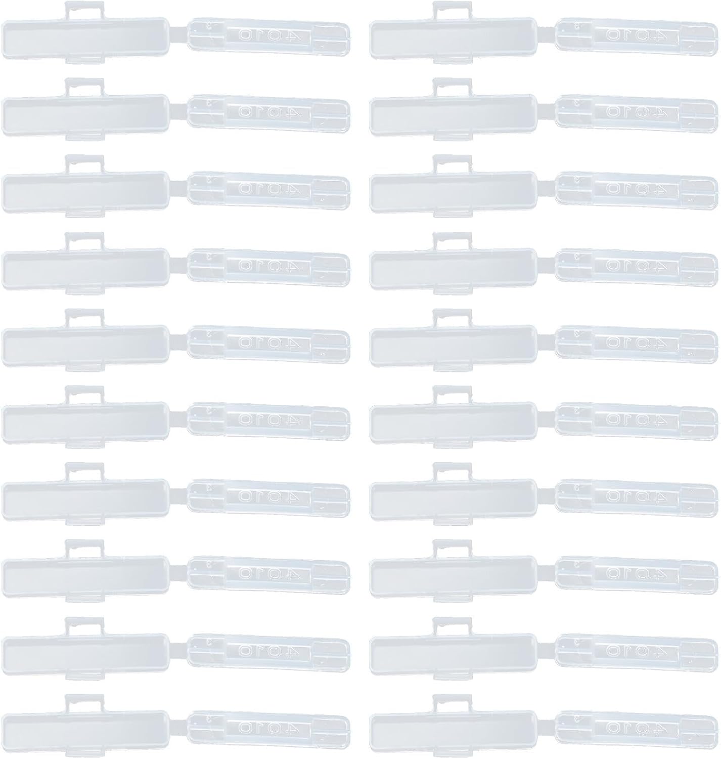 100pcs Cable Labels Box Pc4010 Plastic Holder Case