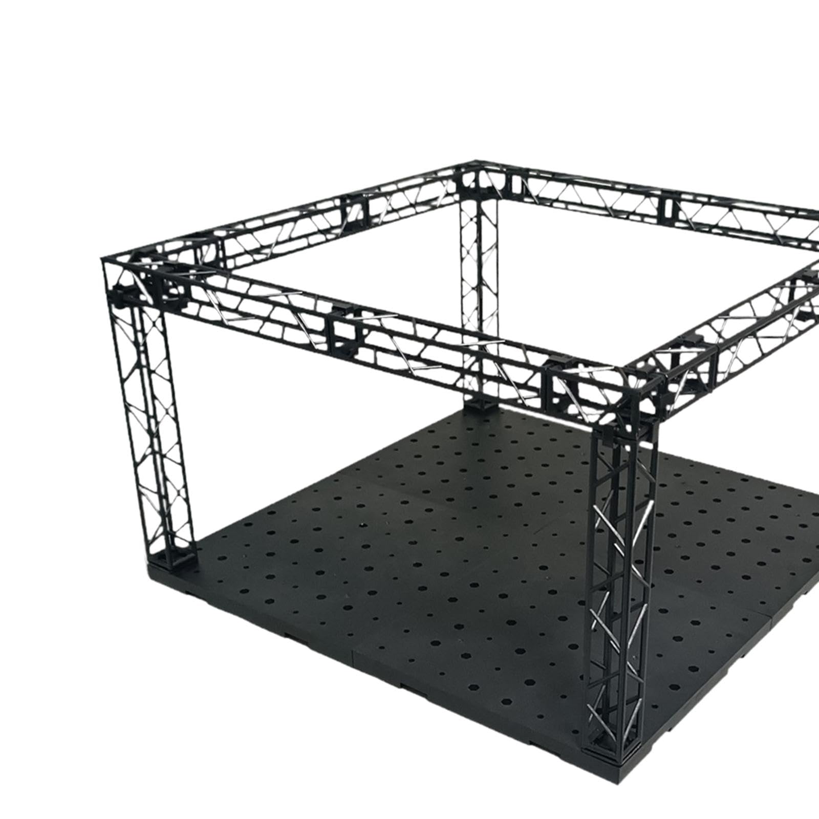 Palco Espositivo Hangar Diorama per Personaggi D'Azione Base Modulare Scena Garage Assemblabile Sfondo per Modelli a Incastro Adatto a Fotografia, Larghezza 30 Cm