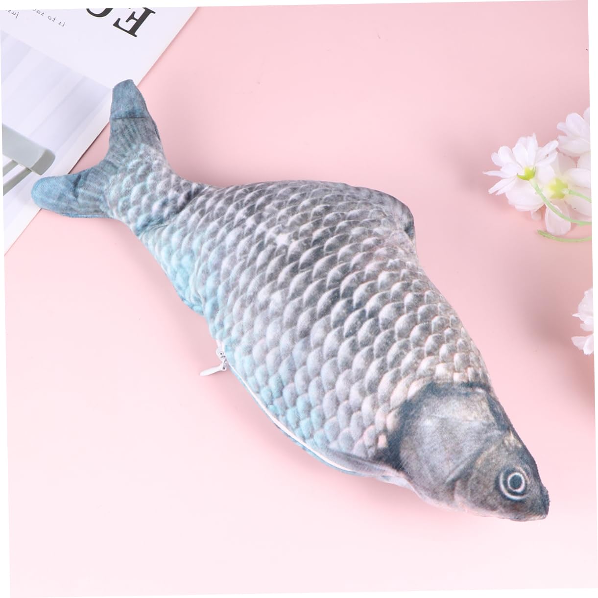 Sosoport 3stücke Interaktives USB Wiederaufladbares Katzenspielzeug Elektrisches Springendes Fischspielzeug Aus Plüsch Für Katzen Lustiger Teaser Bewegung Und Spieltrieb Für Aktive
