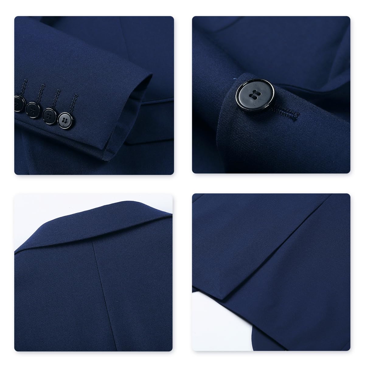 Allthemen Abiti da Uomo 2 Pezzi Suit Slim Fit Wedding Dinner Tuxedo Abiti per Uomo Business Casual Giacca e Pantaloni 10 Colori Disponibili