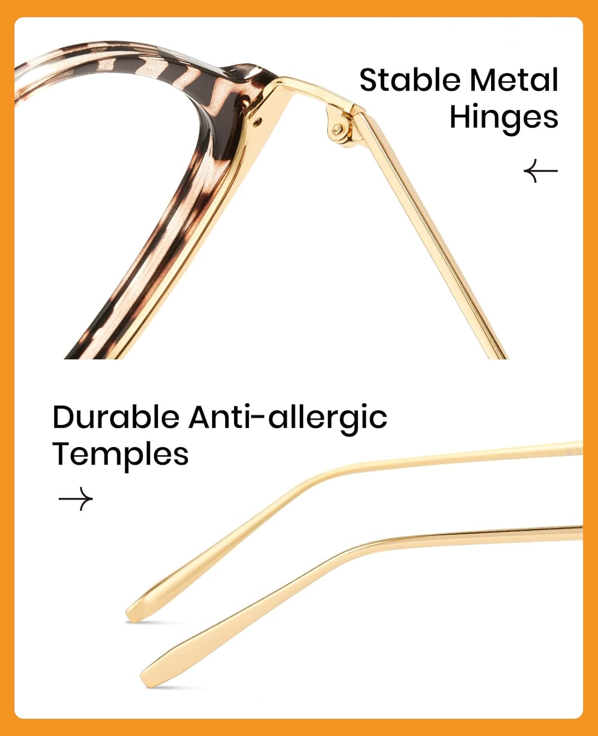 Cyxus 3 Pack Blue Light Glasses for Women, Blue Light Blocking Computer Eyeglasses for Woman Anti Eye Fatigue Eyewear Reduce Headaches - Image 4