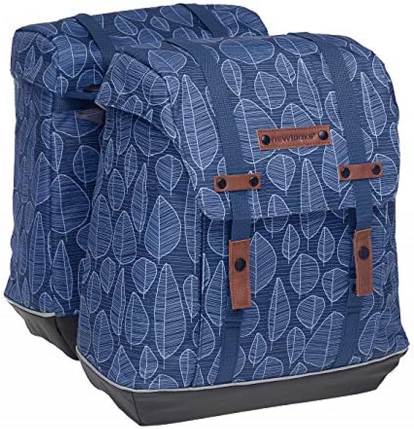 New Looxs Cameo Dubbele Fietstas - Zwart - 30 Liter