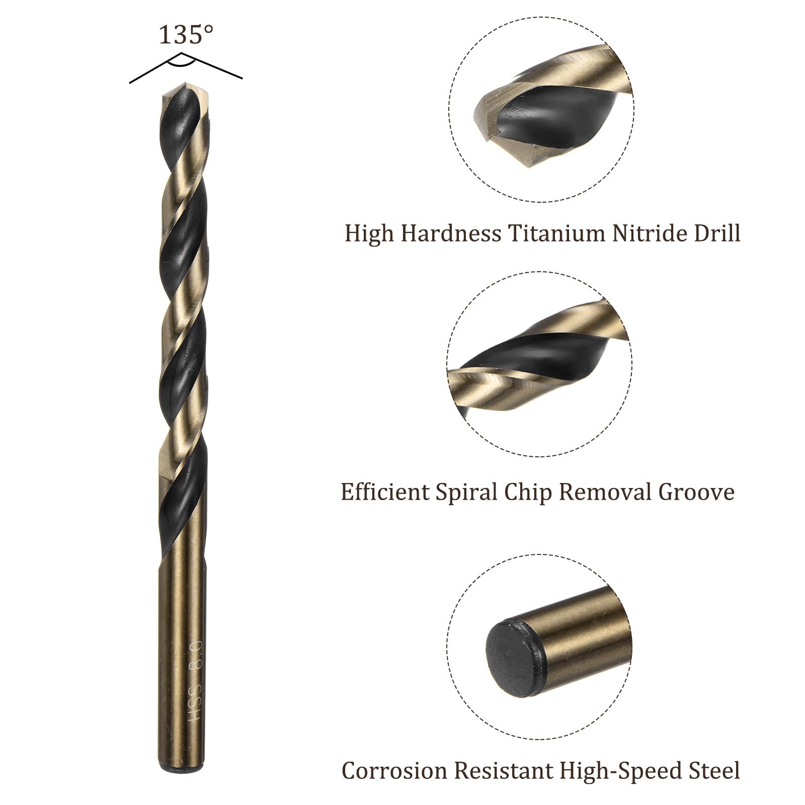 Kozelo 2PCS Twist Drill Bit - Image 2
