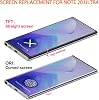 Pantalla INCELL para Samsung Galaxy Note 20 Ultra de repuesto para Samsung Note 20 Ultra LCD Display N986B N985 SM-N986U LCD Digitizer Touch Assembly Negro con marco (sin huella dactilar) 7