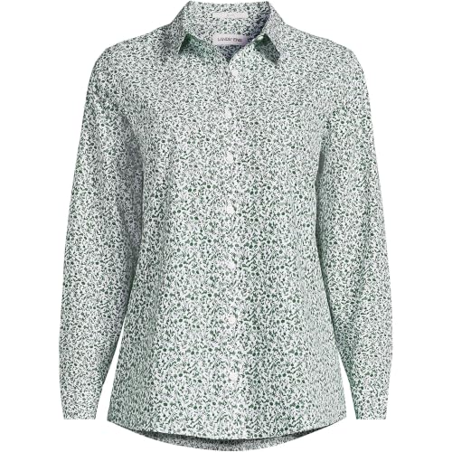 Image of Lands' End Women's Pinwale Cord Long Sleeve Shirt