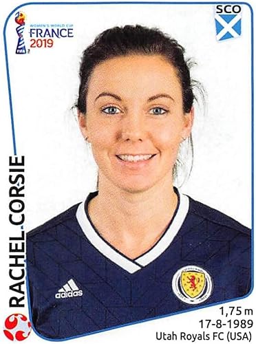 2019 Panini FIFA Women's World Cup France Album Stickers (Individual Sticker Only) Soccer #277 Rachel Corsie Scotland 2 Inch by 2 12 Inch