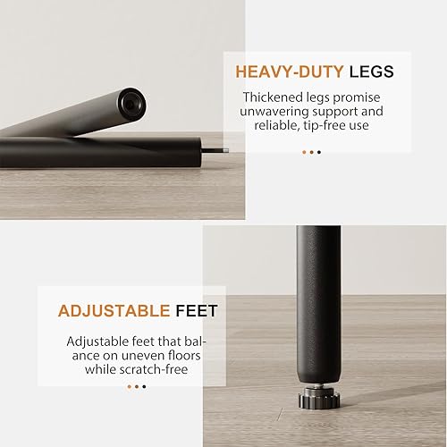 Miniatura 7 de Juego de 2 mesas auxiliares redondas, mesa auxiliar redonda negra con almacenamiento, mesa decorativa moderna de 2 niveles, mesita de noche pequeña