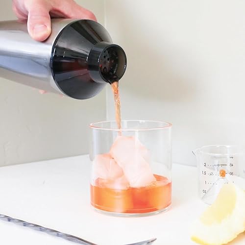 Miniatura 2 de Koolhaus - Coctelera Ethan + Ashe - Coctelera aislada al vacío y colador de cócteles, doble pared, tapa de viaje incluida, herramientas esenciales