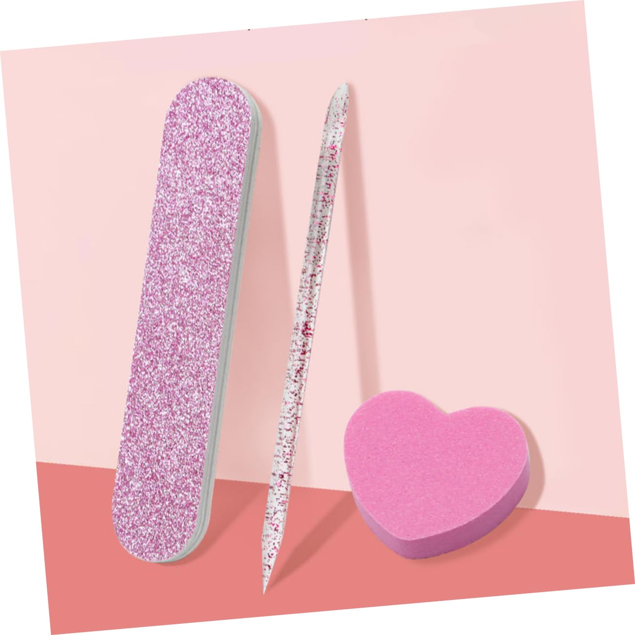Healeved 100sets Kit Manicure Professionale Con Buffer Unghie Blocchi Lucidanti e Strisce Per Unghie Leggero e Compatto Per Uso Domestico e Salone