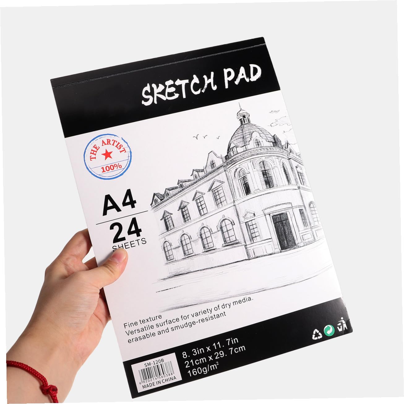 STOBOK 2stücke Professioneller Zeichenblock Skizzenbuch Dickes Papier Marker Geeignet Robuste Qualität Kreatives Schreiben Reisebericht Ideensammlung Geschenkidee Zufälliger Stil