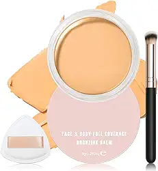 Erinde Cobertura total de tatuagem para maquiagem à prova d'água, corretivo sob os olhos para olheiras, corretor de cor, corretivo creme de longa duração para tatuagens, cicatrizes e manchas faciais