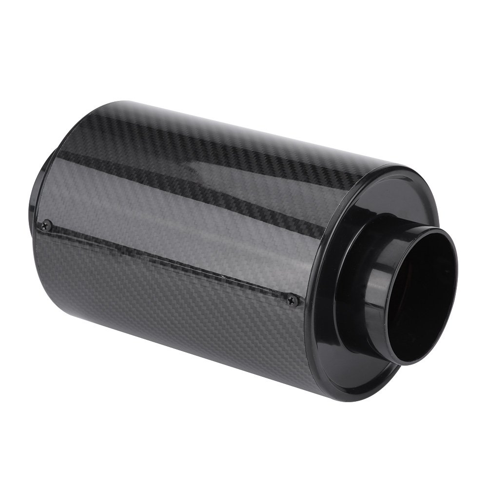 Scatola del Filtro dell', 76mm 3Scatola del Filtro della a Induzione Universale in Fibra di Carbonio di Aspirazione Fredda W Tubo di Aspirazione