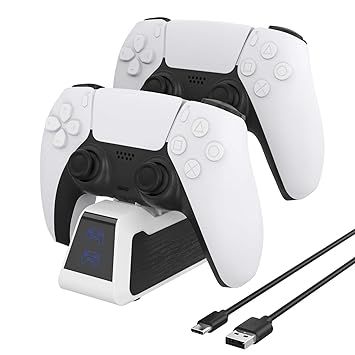 PS5 Controller Charger, KIWIHOME Dual PS5 USB Controller Charging Station?