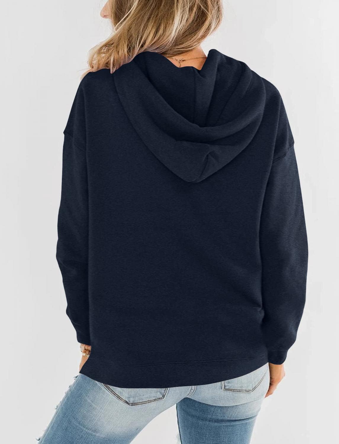 REVETRO Womens Hoodie Graphic Tie Dye Sweatshirt Casual Long Sleeve Hoodies Drawstring Pullover Tops With Pocket… - Image 3