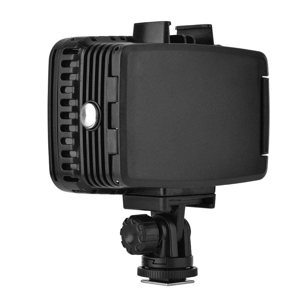 Luce della videocamera 40m / 130ft Immersione subacquea impermeabile 60pcs LED Luce video 16: 9 Lampada di riempimento per schermo largo per fotocamera e smartphone