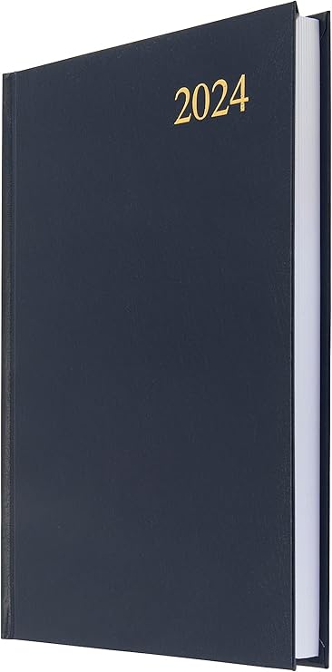 Collins Debden Collins Essential A5 Diary 2024 Daily Planner - 2024 Page A Day Diary Journal And 2024 Planner Business Office Academic And Personal Use 2024 A5 Size Black - View #5