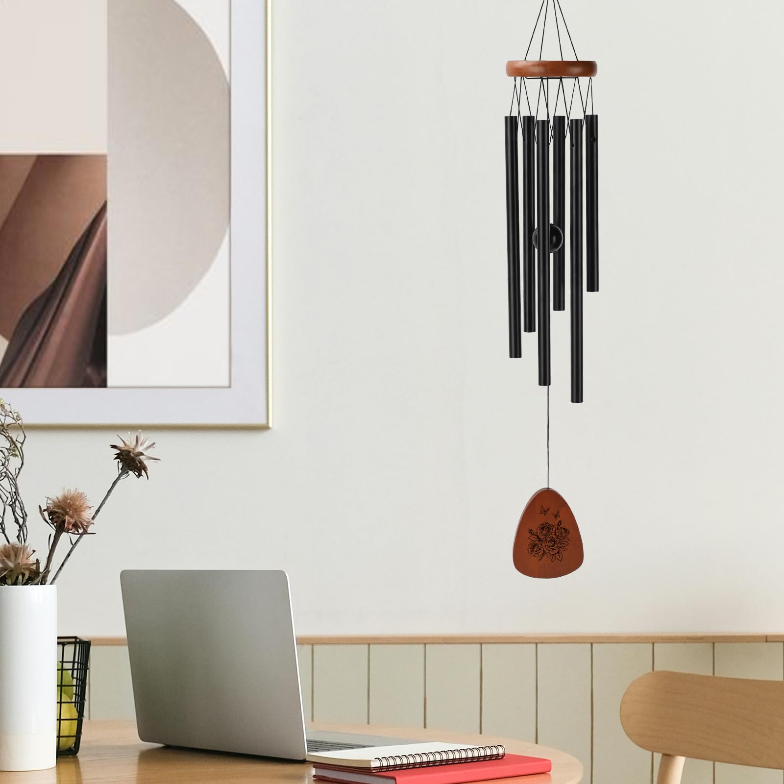 PRSTENLY Aunt Gifts from Niece Nephew, Aunts Wind Chimes Best Aunts Ever Gift for Birthday, Auntie Gifts for Mothers Day Christmas Thanksgiving