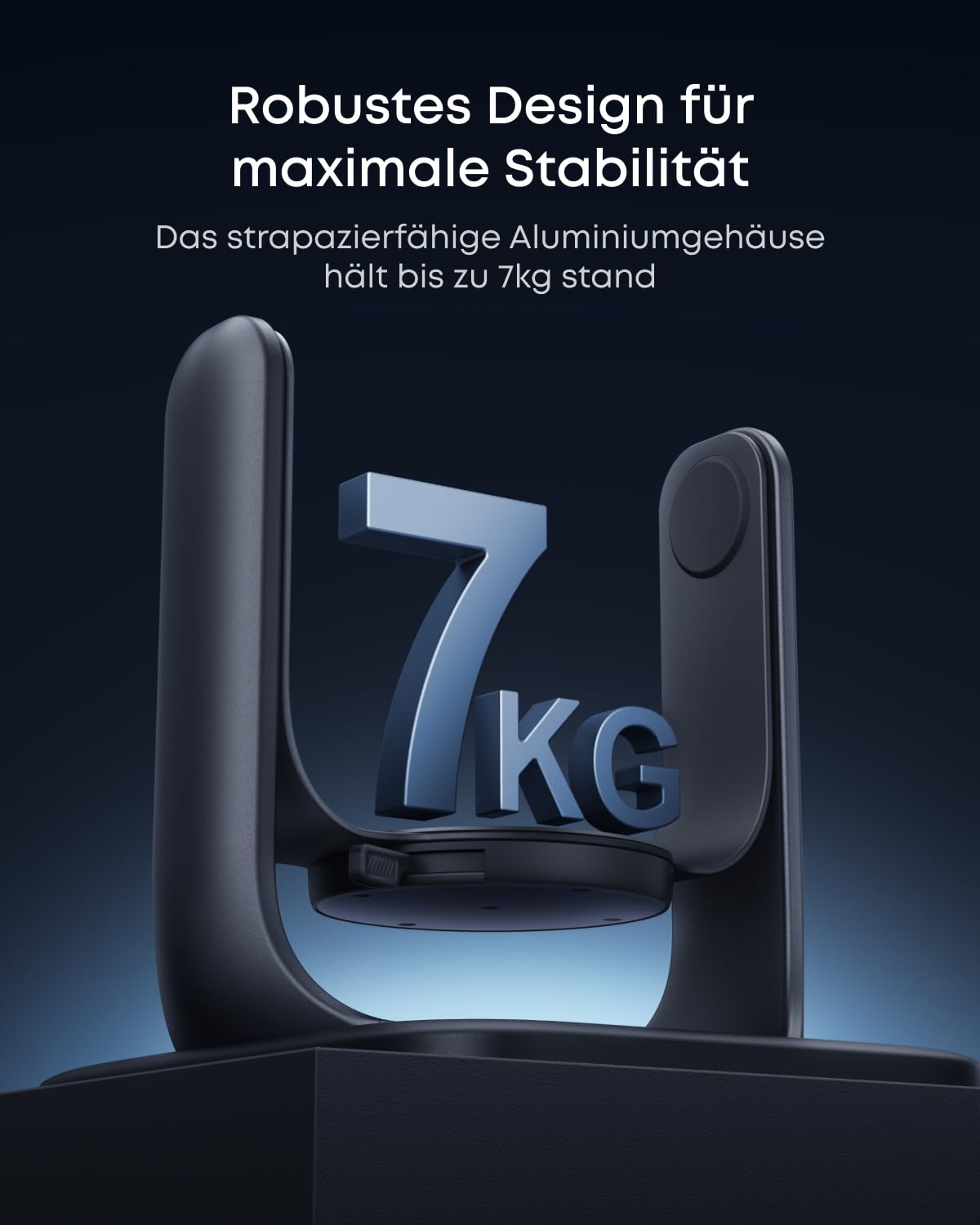 NEBULA Gimbal-Ständer für Beamer, 360° Rotation, anpassbare Höhe und Winkel, einfacher Aufbau, Deckenprojektion, kompatibel X1, Cosmos 4K SE, Cosmos Laser 4K, Garten, Schlafzimmer