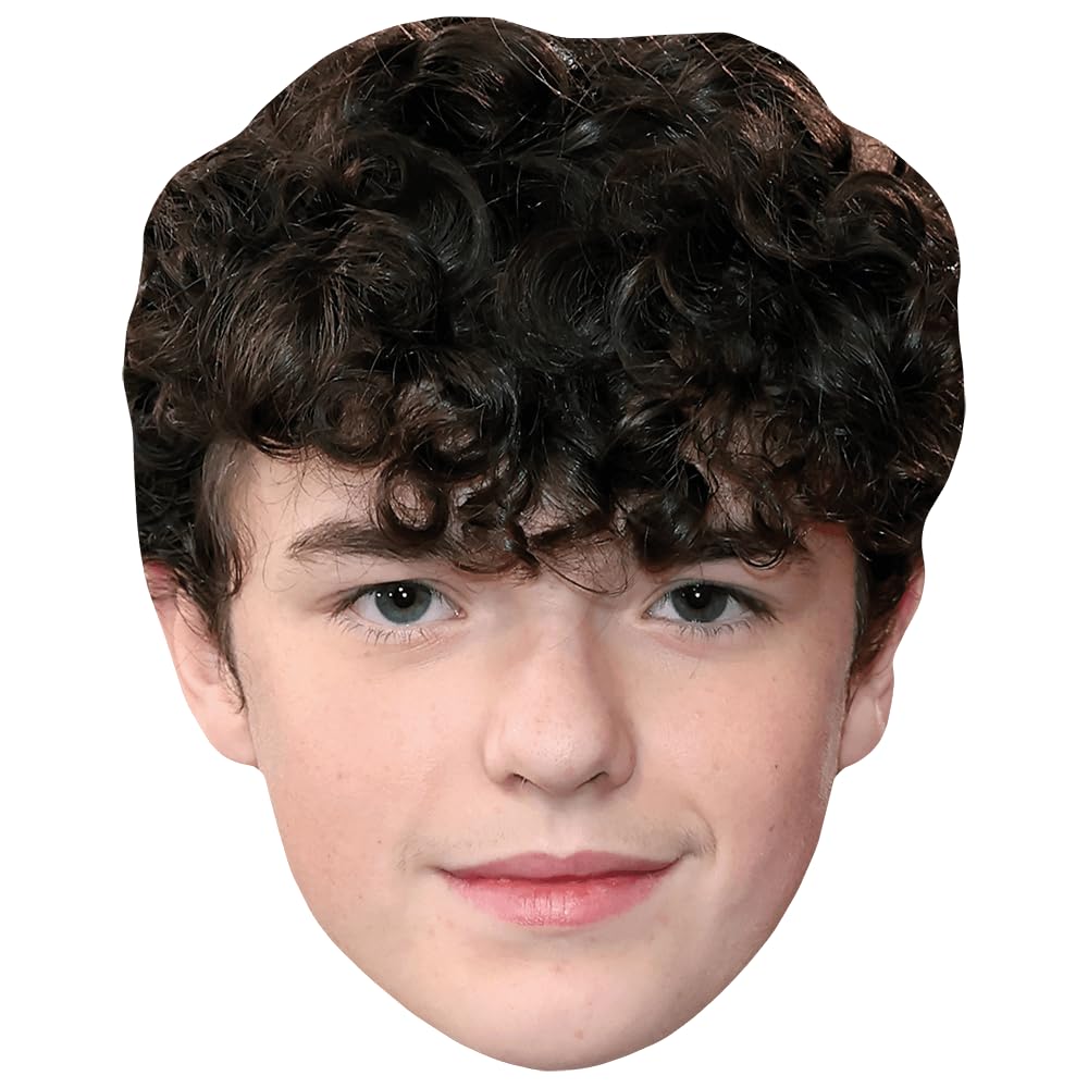 Owen Cooper (Smile) Celebrity Mask, Flat Card Face, Fancy Dress Mask