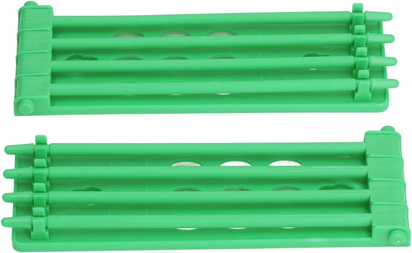 Atyhao 4Pcs Bird Leg Rings Stand, Plastic Pigeons Foot Rings Holder Bird Training Frame Pigeons Supplier Homing Pigeons Accessory(Green)