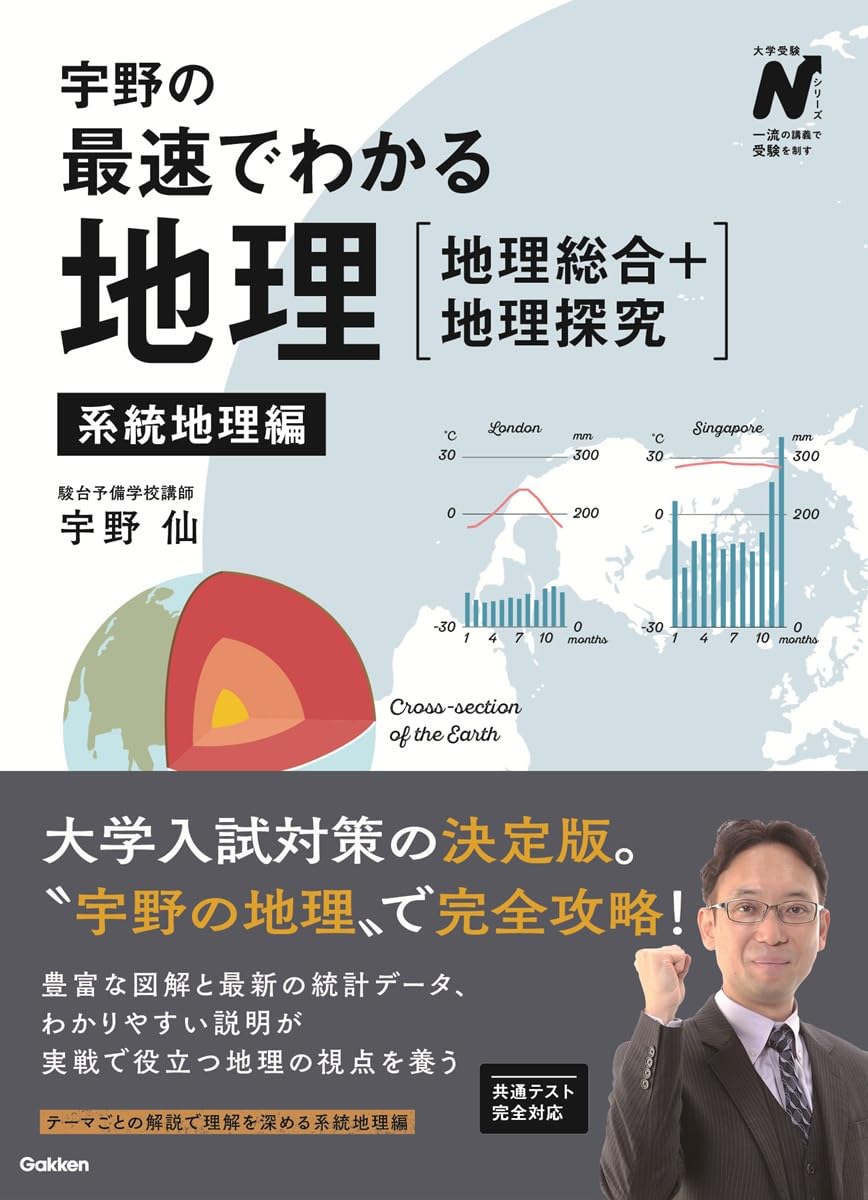 駿台 完答を狙う共通テスト地理I〈発展編〉/II〈難問編〉 2024 冬期 計2冊 宇野仙 020m0D 駿台 宇野 仙 2024年度地理共通テスト対策 前期、後期 2冊セット※板書