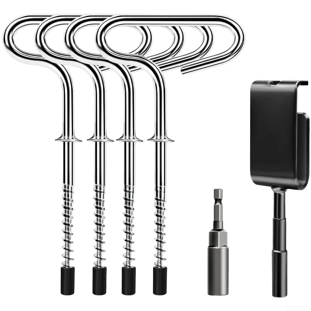 Piquets Glace Acier Inoxydable 8x4.5po pour Tente(B)