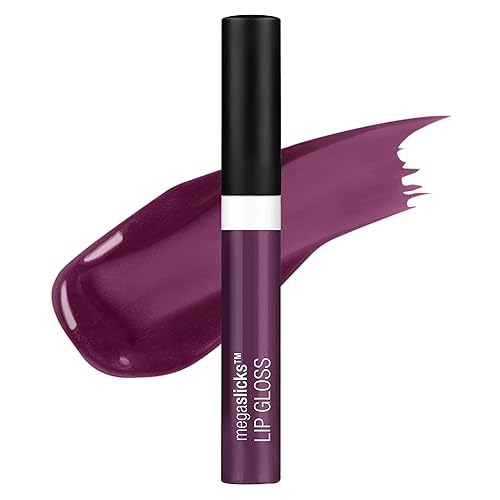 wet n wild Megaslicks - Brillo labial color morado oscuro, That's My Jam, 0.19onzas 17- That's My Jam 549B