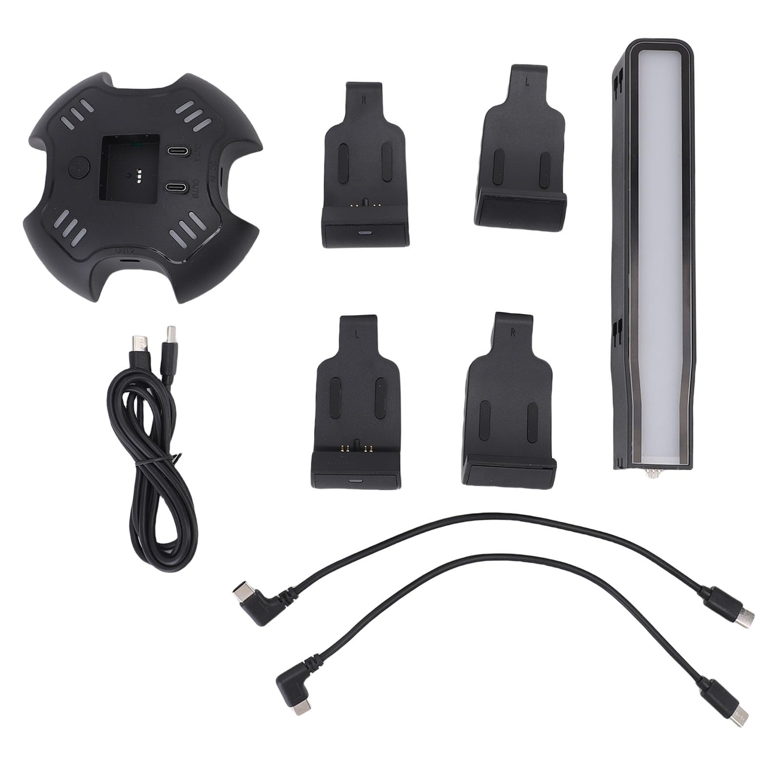 Supporto per Cuffie Gaming con Base di Ricarica per Controller,