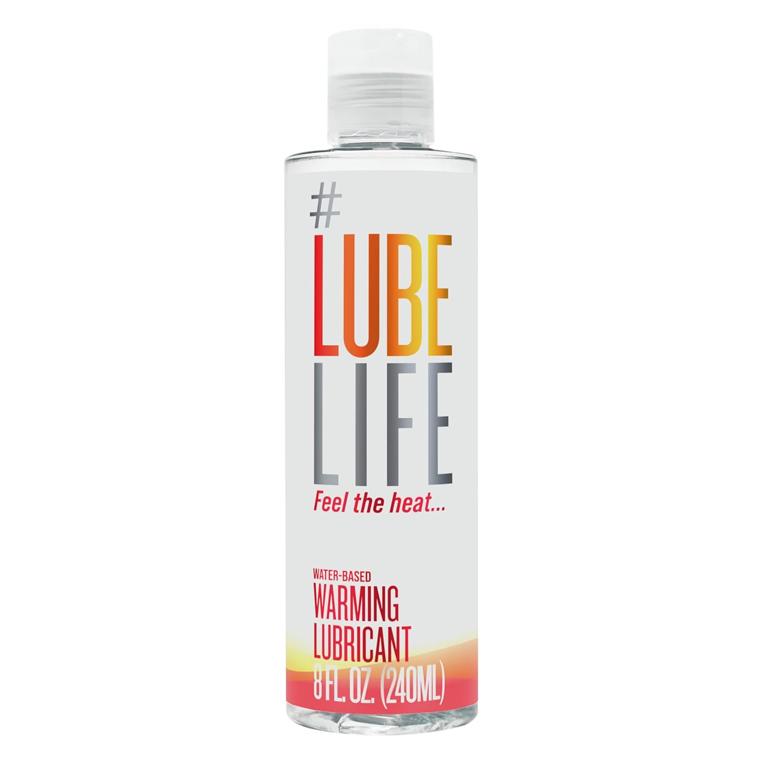 LubeLife Water-Based Warming Lubricant Warm Invigorating Heating Sensation Lube for Men Women and Couples 8 Fl Oz