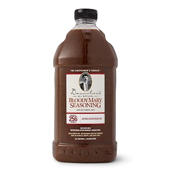 Demitris Extra Horseradish Bloody Mary Seasoning Mix - Bloody Mary Mix - Concentrated Drink Mixer - Bold Rich Flavor - Ideal for Home Brunch Parties & Cocktails - 64oz Bottle Pack of 1