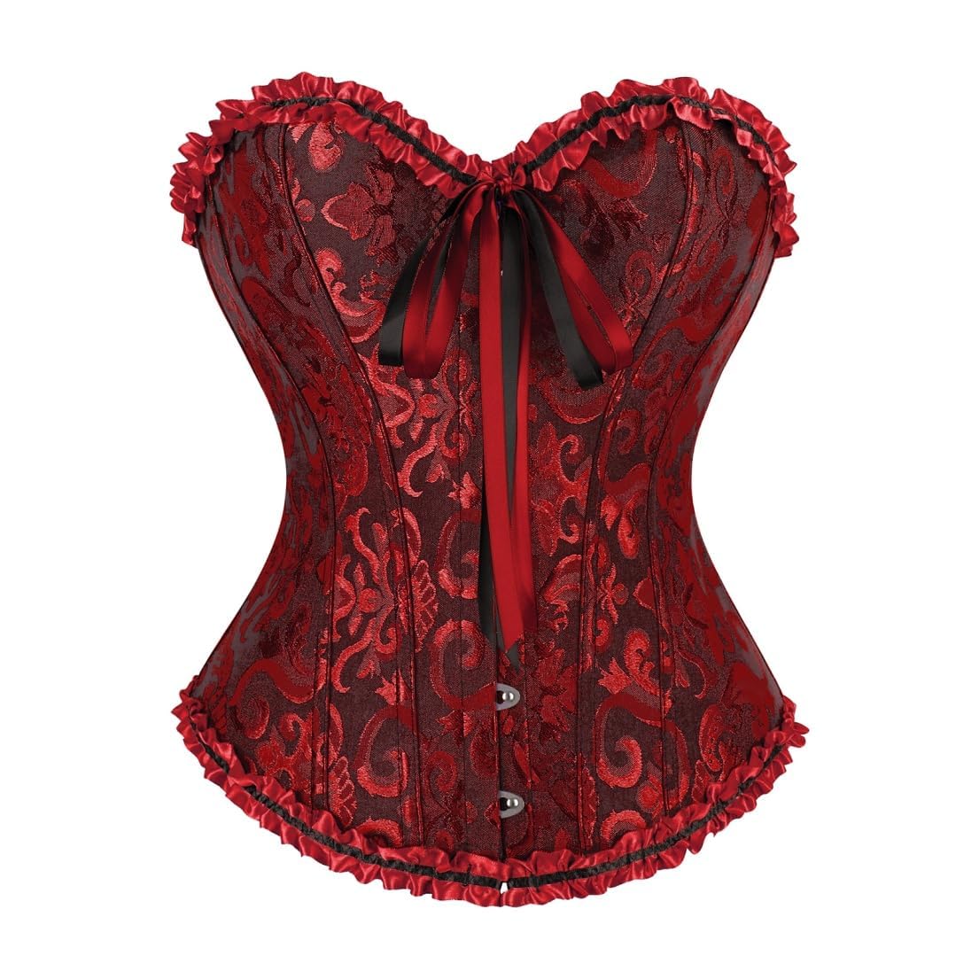 frawirshau Women's Overbust Costume Corset Renaissance Victorian