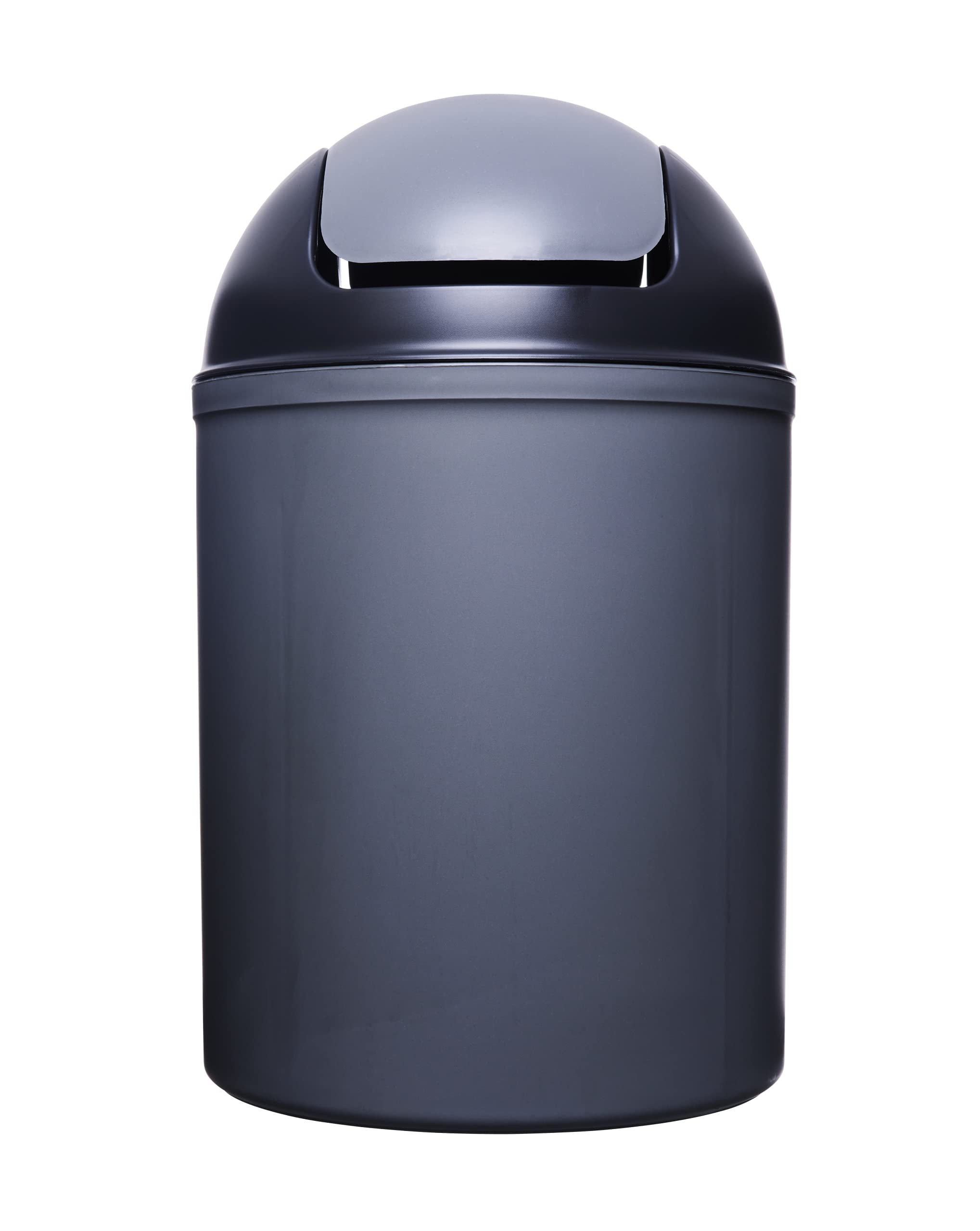 Gies Waste Bin 7 Litres with Swing Lid Diameter 20 x 35 cm BPA Grey Made in Germany