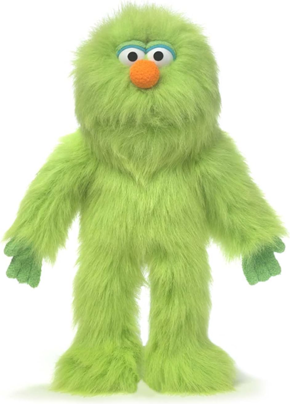 Silly Puppets Green Monster, Hand 35cm