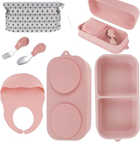 Travel Silicone Feeding Set