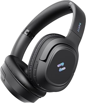 havit Active Noise Cancelling Headphones, Wireless Over Ear Bluetooth Headphones with 60ms Low Latency Game Mode, 50H Playtime, Foldable Overhead Headphones with Deep Bass, Bluetooth 5.4, App Control